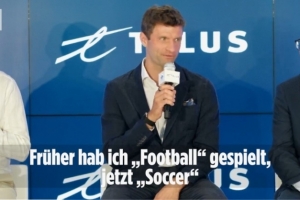 体育直播-入乡随俗！穆勒亮相温哥华白浪：我之前踢Football，现在踢Soccer